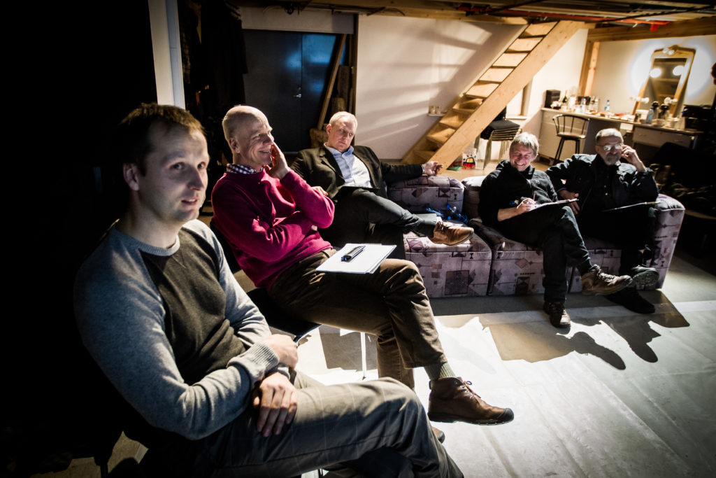 Vasakult:: Jarek Jõepera, Jukka Gröndahl, Urmo Soonvald, Ints Kalnins, Tiit Veermäe. foto: Raul Mee