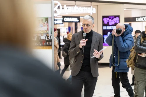 20.02.2026 Tallinn. Eesti Pressifotograafide Liidu (EPFL) 2025. aasta näituse avamine Viru keskuses. Foto: Martin Pedaja / Postimees